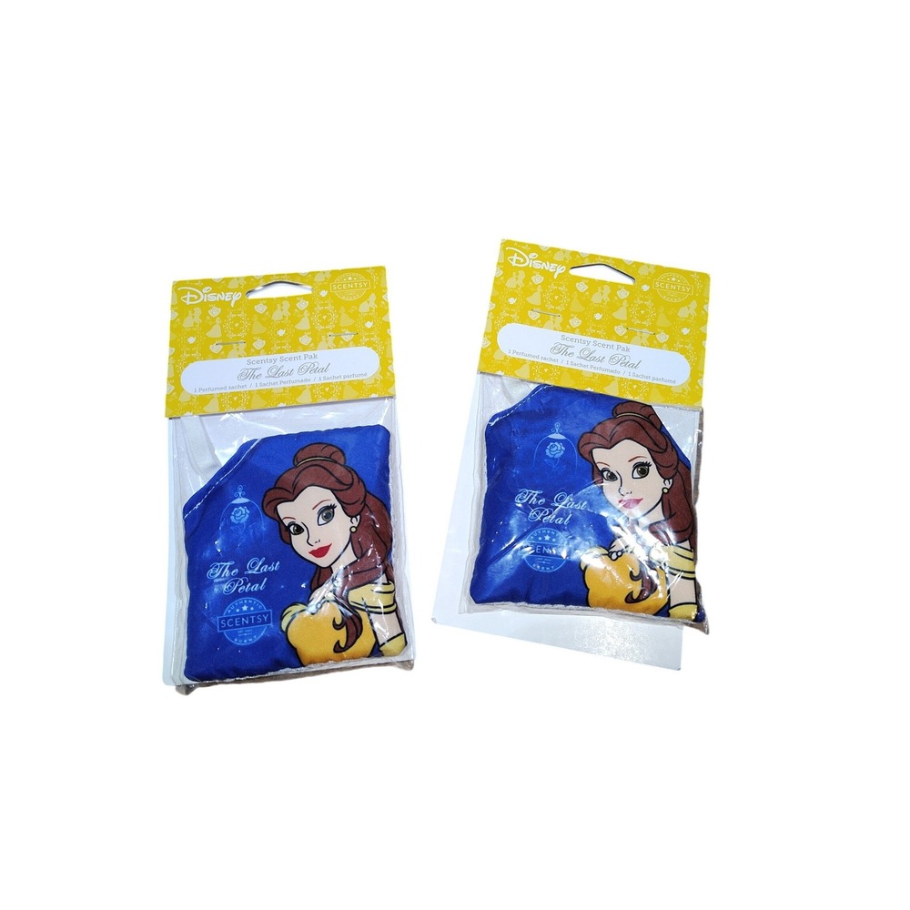 Disney Scentsy Beauty & The Beast The Last Petal Scent Pak Lot 2 New Sealed